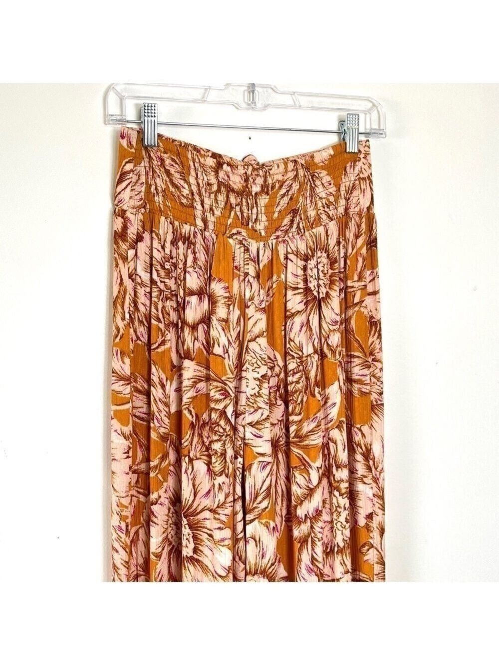Band of the Free Arizona Gold Floral Wide Leg Pants Small - Picture 10 of 13
